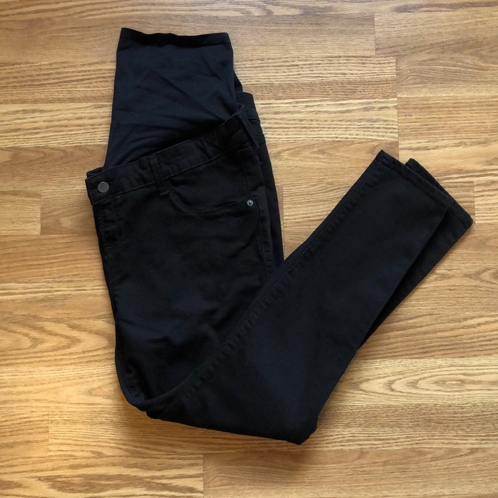 Old Navy black Maternity jeans full panel